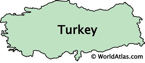 Turkey Outline Map