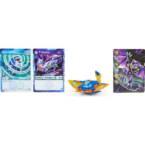 Bakugan Geogan Rising 2021 Diamond Stingzer Geogan Collectible Action ...