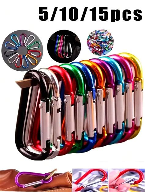 5/10/15pcs Aluminum Alloy Mountain Buckles, Colorful And Durable ...