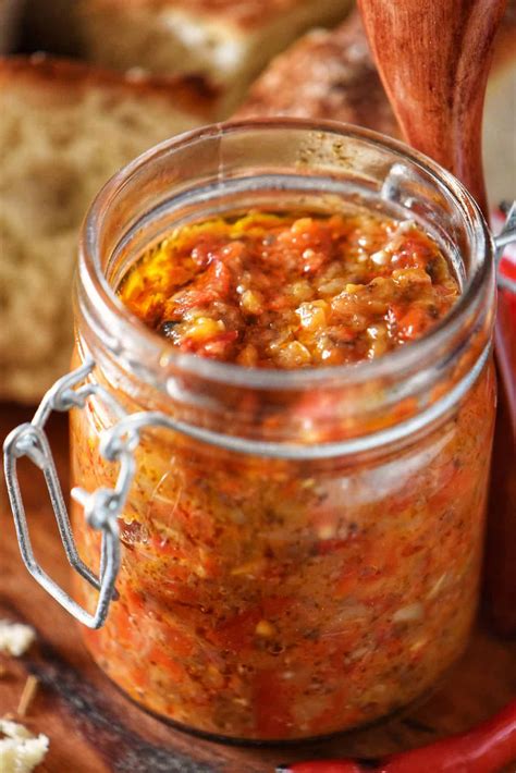 Spicy Hot Pepper Spread Recipe: Bomba Calabrese - She Loves Biscotti