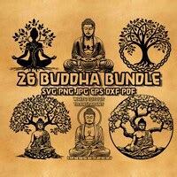 Buy BUDDHA MANDALA Svg Laser Cut File and Files Cnc Laser, Cricut Files ...