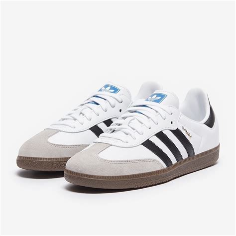 Mens Shoes - adidas Originals Samba OG - White - Core Black - B75806 ...