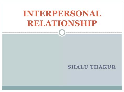 Interpersonal Relationship 的图像结果