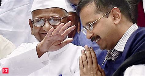 Delhi Chief Minister Arvind Kejriwal invites mentor Anna Hazare to ...