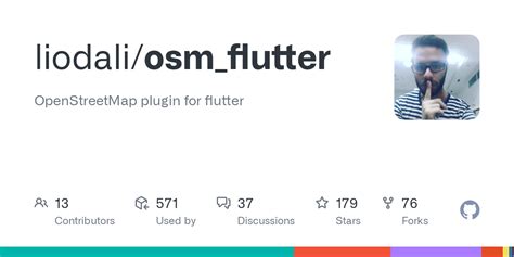OpenStreetMap in Flutter 的图像结果