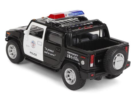 Kinsmart 2005 Hummer H2 SUT Police Die Cast Car with Openable Doors ...
