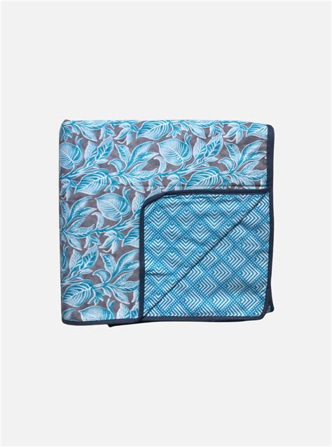 Cotton Kids dohar - Blue floral blue pattern – The Little Wardrobe