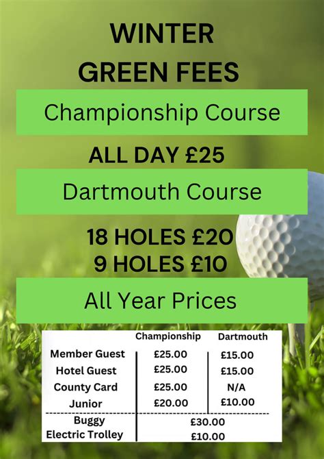 Tee Times & Green Fee's - The Dartmouth Hotel Golf And Spa