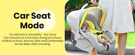 Buy StarAndDaisy Plastic 5 in 1 Carry Cot for New Born Baby Girl & Boy ...