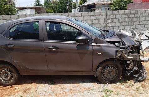 Tata Tiago Airbags Fail To Deploy After Accident; Passengers Still Safe ...
