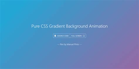 Gradient Animation. CSS 的图像结果