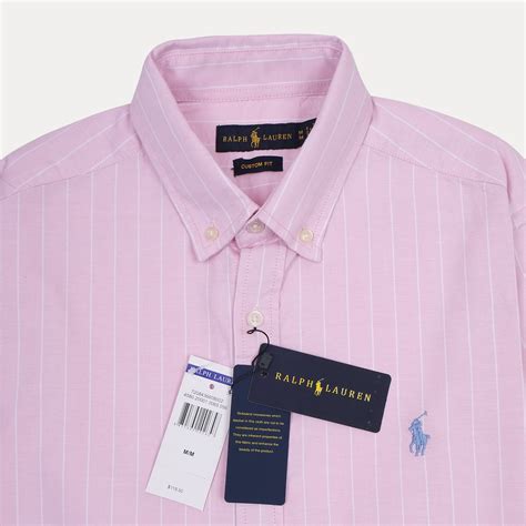 RALPH LAUREN Prismatic Coral Tailored Fit Long Sleeve Shirt – Offracks