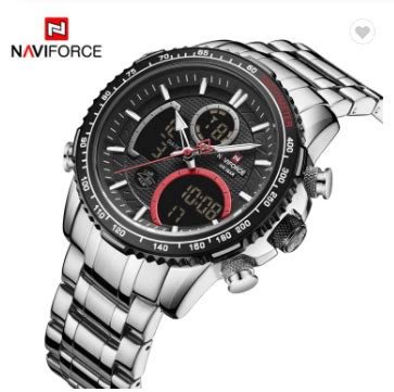 NAVIFORCE 9182 SB Men Watch Luxury Sport Watches Mens Chronograph ...