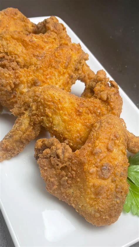 Easy fried chicken wings how to make crispy fried chicken whole wings ...