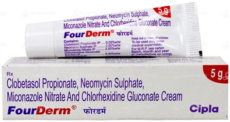 Fourderm Cream 5 Gm - Uses, Side Effects, Dosage, Price | Truemeds