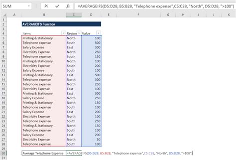 Image result for Array Function within an Averageifs