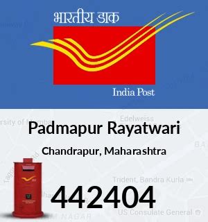 Padmapur Rayatwari Pin Code, Chandrapur, Maharashtra