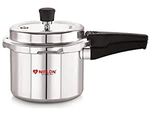 Buy NIRLON Induction Base Outer Lid Aluminium Pressure Cooker, 3 Liters ...