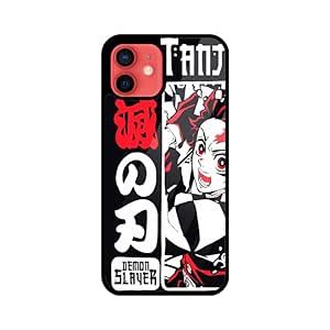Tanjiro kamado Text FanArt Tempered Glass Back Cover Design Anime Phone ...