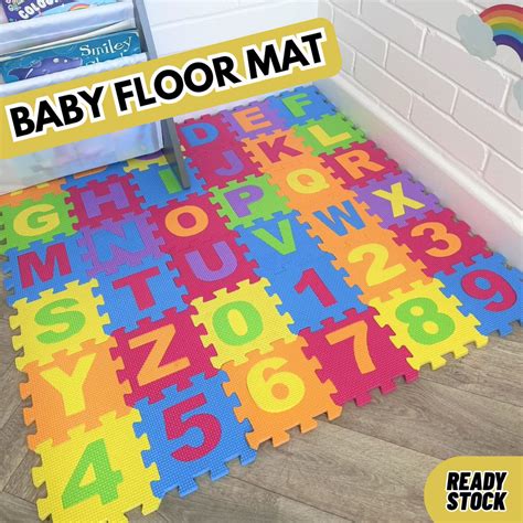 Floor Mat Puzzle 36pcs Baby Children Foam Large Size Alphabet ABC ...