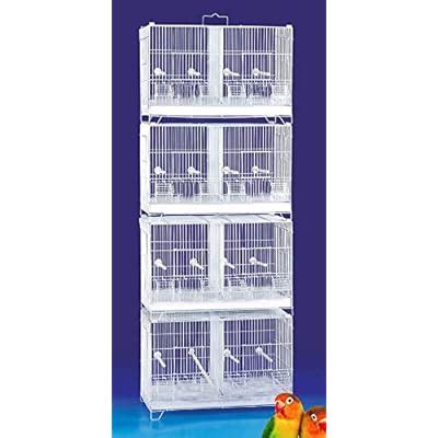 Mcage 4 of Stack and Lock Double Breeding Bird Cage | Ubuy India