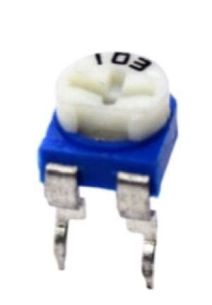 10K ohm Potentiometer – Rotary Variable Resistor (3-Pin) with Knob in ...