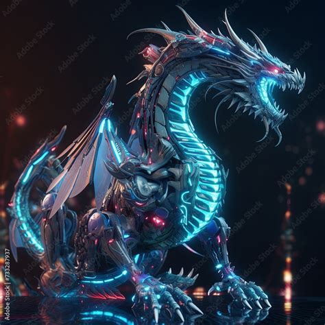 Techno Dragon Background 的图像结果