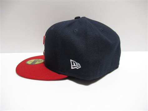 NEW ERA 59fifty Cleveland Indians インディアンス CAP Navy×Red | date plouc world