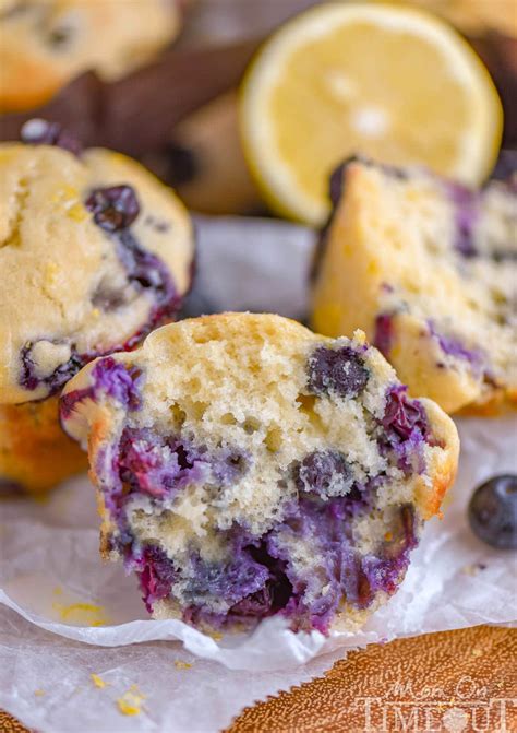 Blueberry Lemon Cream Cheese Muffins - Mom On Timeout