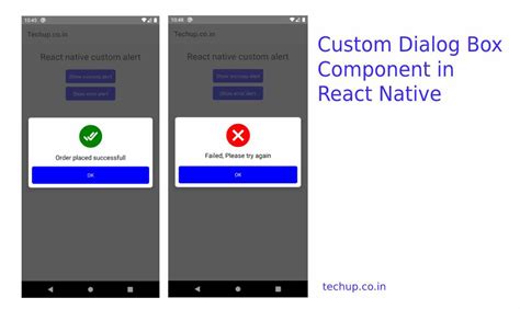 Custom Dialog Box Component in React Native - Building Digital Solutions