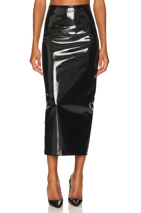 Maria Lucia Hohan Ivey Midi Skirt in Licorice | REVOLVE