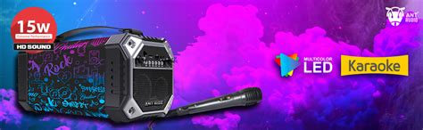 Ant Audio Rock 150 Bluetooth Party Speakers with FM Radio, Micro SD ...