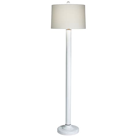 DORSET Distressed White Floor Lamp – The Natural Light