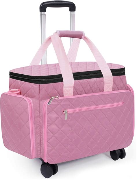 Amazon.com: flybold Sewing Machine Case with Wheels Sewing Bag Rolling Sewing Machine with ...