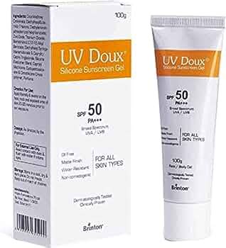 UV Doux Spf 50 - Tube of 100g Silicone Sunscreen Gel - Price History