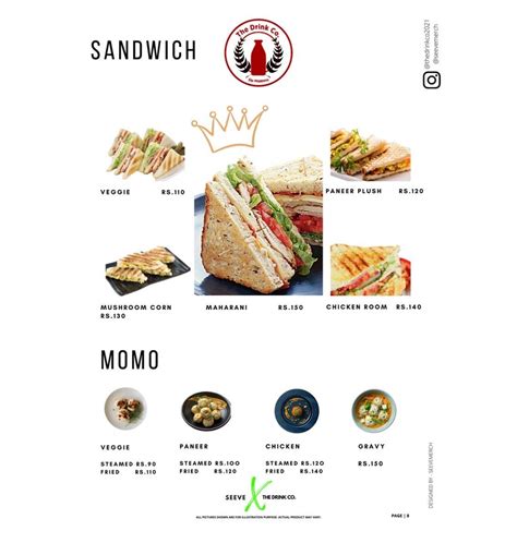 Menu at The Drink Co., Allahabad