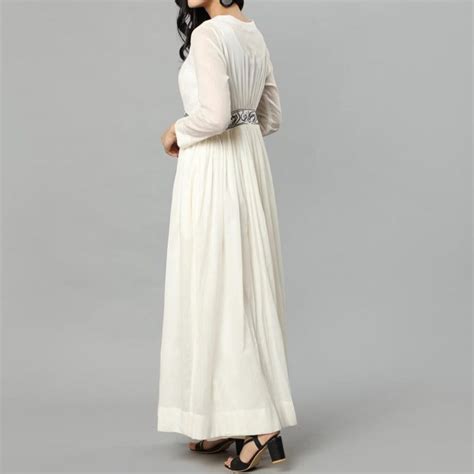 Perahun Dardesh Ka Embroidered Calligraphy Tunic-White | SufiTales ...