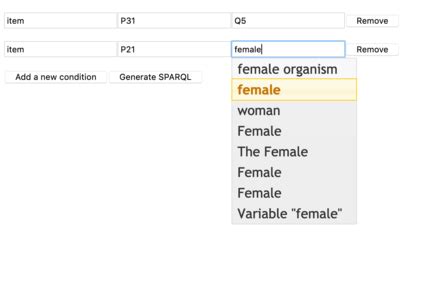Wikidata SPARQL 的图像结果