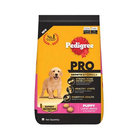 AnimealPEDIGREE PRO PUPPY LARGE DRY FOOD (XL) - Upto 15% ...