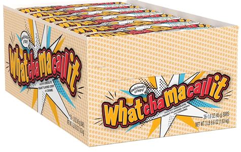WHATCHAMACALLIT Chocolate Caramel Crisps Candy Bars, 1.6 oz (36 Count ...