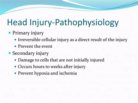 Traumatic head injury | PPTX