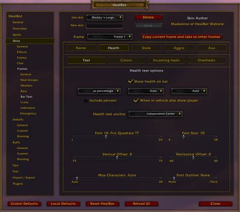 Image result for HealBot Layout WoW