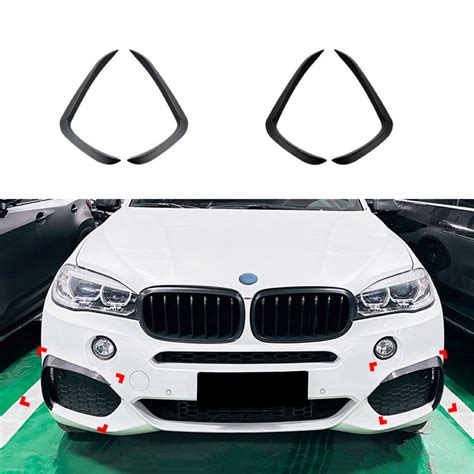 X5 F15 2014-2019 M Sports Bumper Fog Lamp Light Air Intake Wind Knife ...