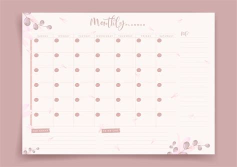 Monly planner daily planner calendar day planner date habit tracker ...