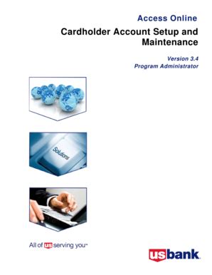 Fillable Online purchasing state nv Cardholder Account Setup and ...