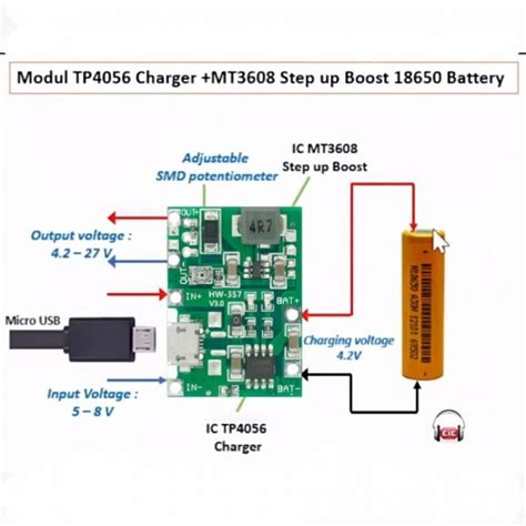 Buy TP4056 18650 3.7V 4.2V Battery Charging Module with Integrated DC ...