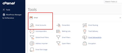 cPanel Create Email Account 的图像结果