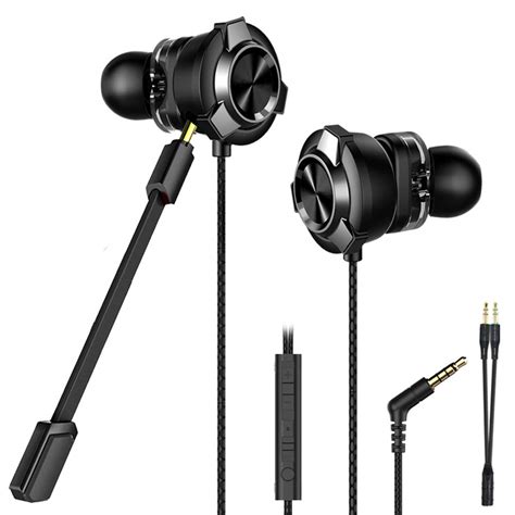 (Refurbished) CLAW G11 Dual Driver Gaming Earphones with Dual ...