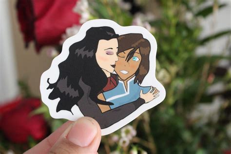 Korra X Asami Kiss
