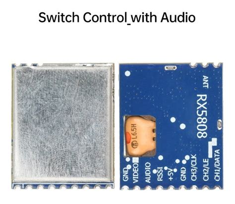 Модуль 5645-5945 МГц RX5808 Switch Control зі звуком, аудіо-відео ...